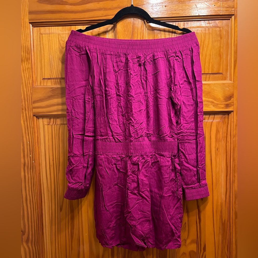 Deep pink dress
